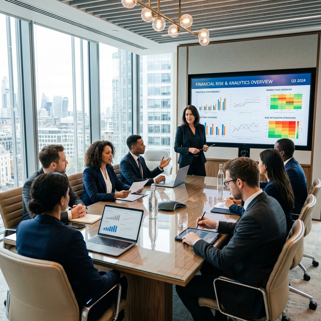 Corporate business meeting at IIRM